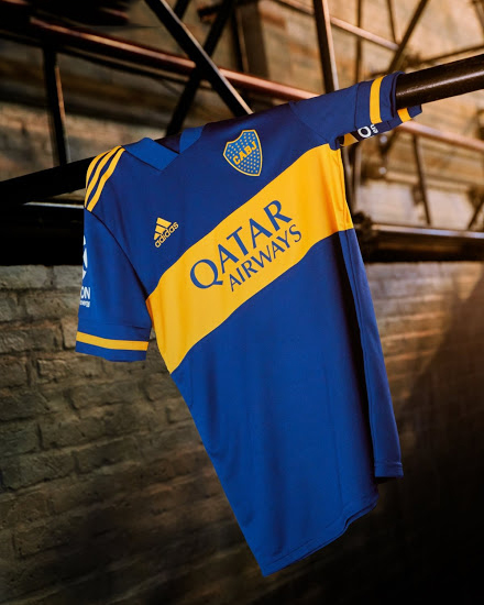 Boca Juniors Home Jersey Soccer 2020/21 Football Men Shirt 