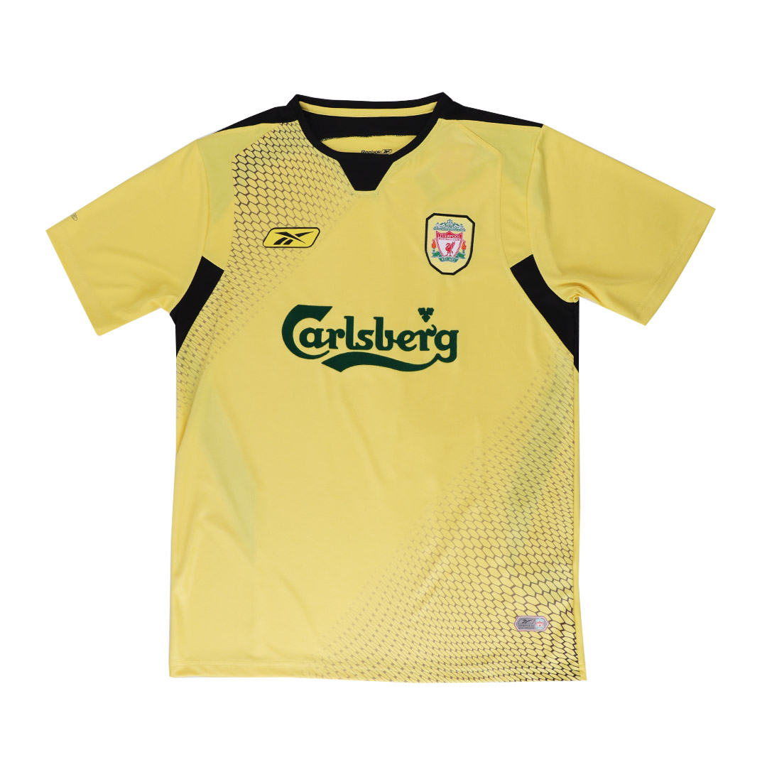 Liverpool Yellow Jersey - Liverpool Retro Yellow Soccer Jersey Mens ...