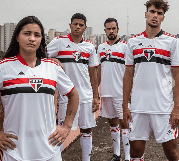Women S Replica Adidas Sao Paulo Fc Home Soccer Jersey 2021 22