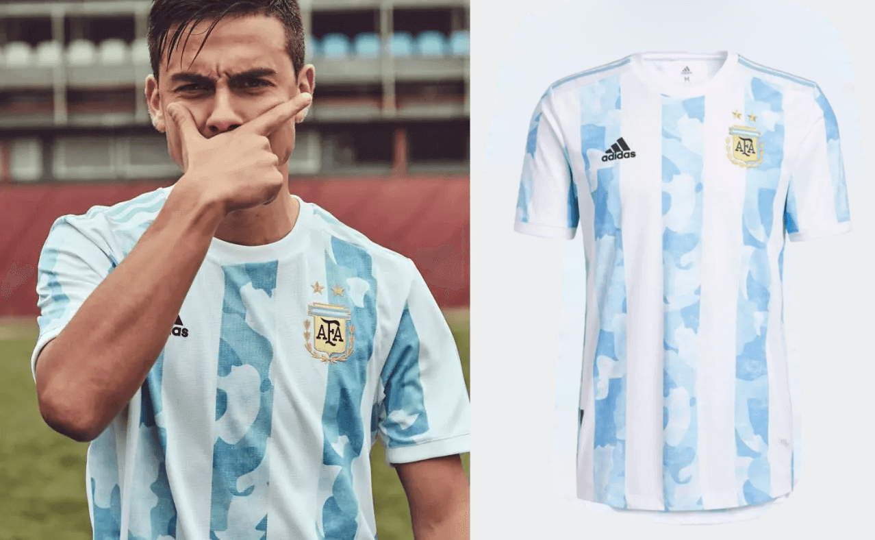 Argentina Home Soccer Jersey 2021
