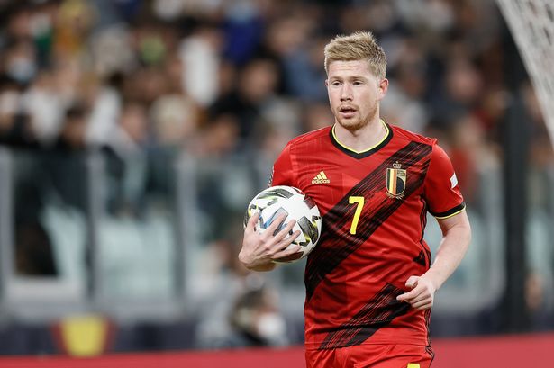 Men's Adidas Kevin de Bruyne White Belgium National Team 2022/23 Away Replica Jersey Size: Extra Large