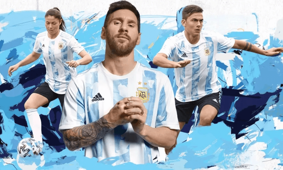 RARE Adidas climacool Argentina MESSI 18 Authentic Home Jersey Kit AFA  World Cup